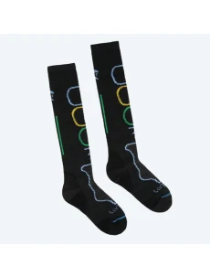 Trojvrstvové dámske ponožky Lorpen Stmw 1157 Black