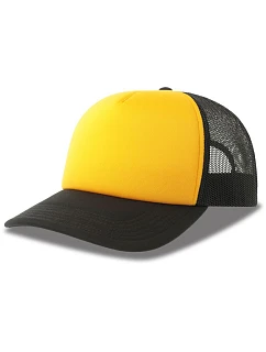 Atlantis Headwear Rapper-S 5-panelová truckerová čiapka 33.0262 žltá/čierna