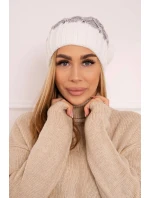 Milano fleecová čiapka K203 grey melange+ecru Milano fleecová čiapka K203 grey melange+ecru