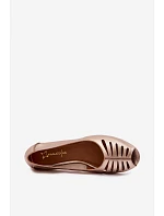 baleríny z přírodní kůže  Zlaté model 22125775 - Maciejka