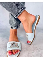 Dámske šľapky T527 Svetlo modrá - Seastar