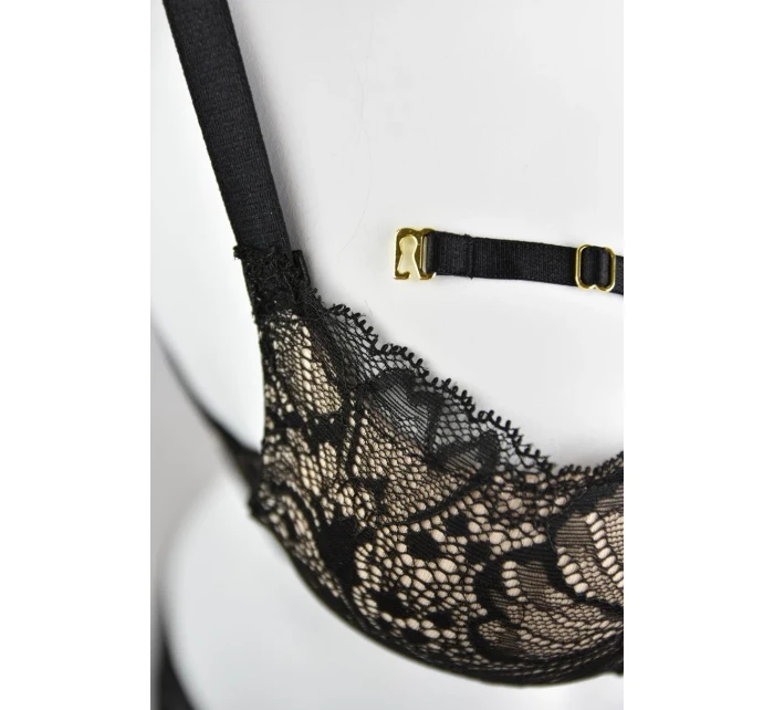 Dámská podprsenka PUSH BLACK BEIGE model 18408459 - MEDIOLANO