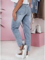 Dámské džínové kalhoty mom fit s páskem Dstreet model 21983387 - FashionStreet