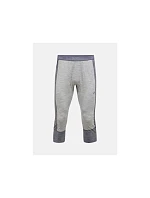 Teplé nohavice PEAK PERFORMANCE Magic 3/4 Long Johns Wool-blend Baselayer Men, sivé