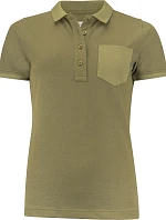 James Harvest Pinedale Polo Women Dámske polo z hrubej bavlny „Two-Tone“ 62.5039 machovo zelené