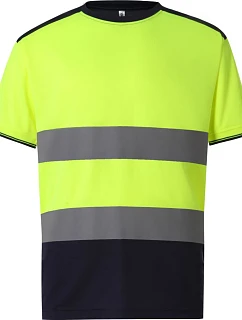 Tričko Yoko HVJ 400 Hi-Vis 79.J400, žlté/tmavomodré
