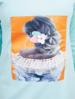 Šaty s 3D mátová model 18744126 - K-Fashion