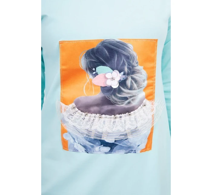 Šaty s 3D mátová model 18744126 - K-Fashion