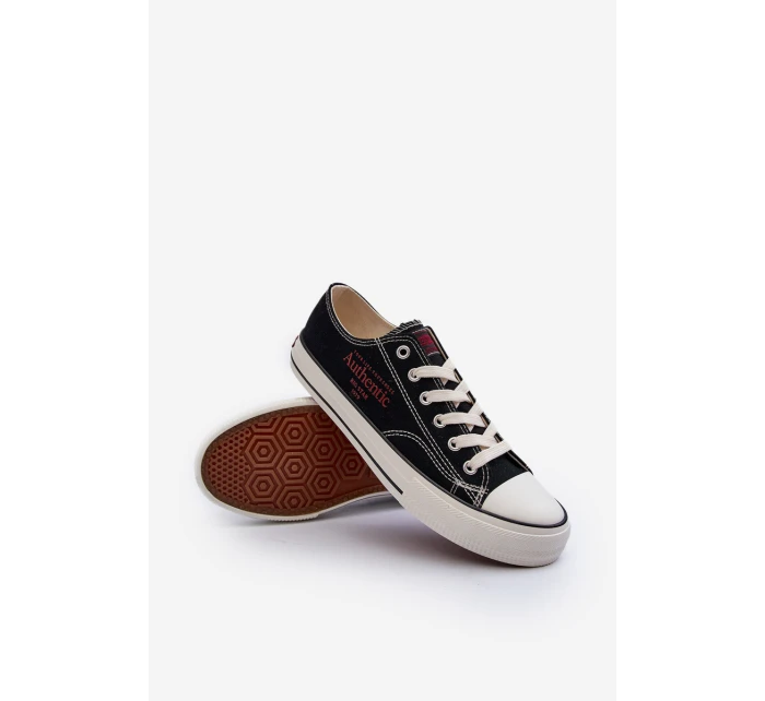 Pánské tenisky Big Star model 21653654 Černé - Big Star Shoes Pánské tenisky Big Star model 21653654 Černé - Big Star Shoes