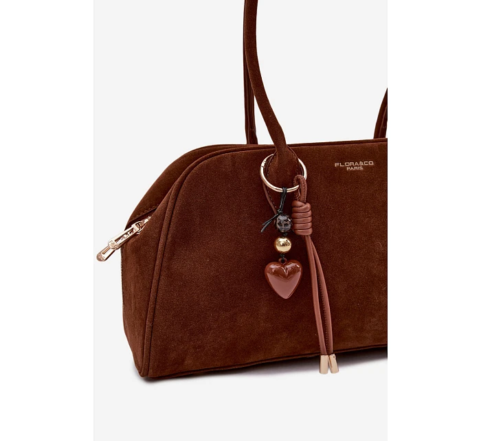 Eko Semišová Kabelka S Camel model 22111508 - Flora&Co