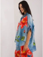 Košeľa DHJ KS 19007 1.30 modrá Košeľa DHJ KS 19007 1.30 modrá