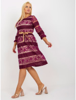 Dámske šaty LK SK 507356 šaty.01 fialová