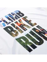 Dámské rychleschnoucí triko model 20253185 Bílá s potiskem - ALPINE PRO