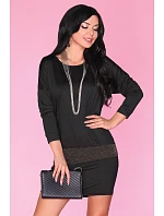 Dámske šaty CG007 čierno-zlaté - Merribel