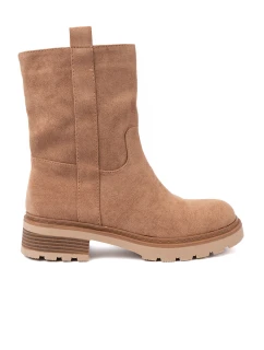 Stylové model 21290937 kotníčkové boty dámské na plochém podpatku