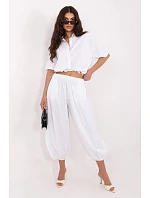 Šnúrové nohavice model 226234 Taliansko Moda