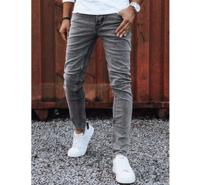 Pánské šedé džínové kalhoty Dstreet model 21974552 - FashionStreet