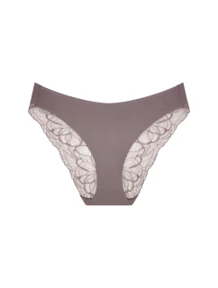 Dámske nohavičky Body Make-Up Illusion Lace Highleg Tai - GRAY - sivá 3091 - TRIUMPH