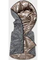 oboustranná dámská vesta v barvě cappuccino model 17189770 - S'WEST oboustranná dámská vesta v barvě cappuccino model 17189770 - S'WEST