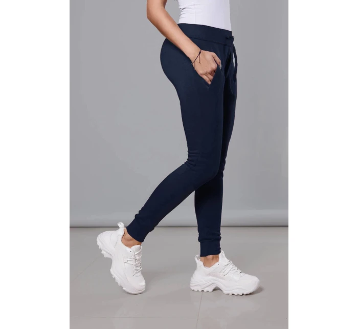 Tmavě modré teplákové kalhoty model 21475456 - J.STYLE