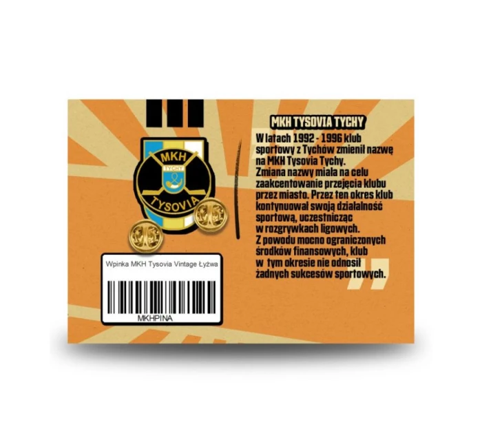 MKH Tysovia Vintage Skate pin