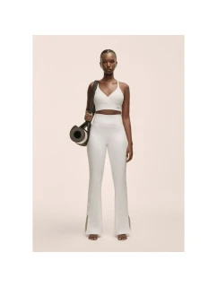 Legginsy damskie Grace Slit Pant biały - S model 21834020