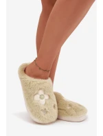 papuče s květinami pistáciové model 21772534 - Boto papuče s květinami pistáciové model 21772534 - Boto