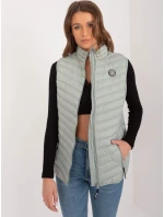 Kamizelka model 20095116 pistacjowy - FPrice