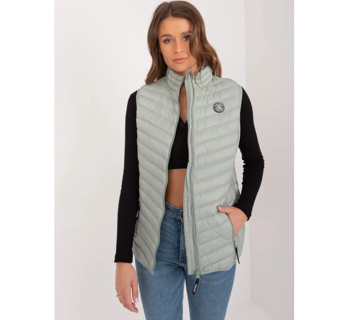 Kamizelka model 20095116 pistacjowy - FPrice