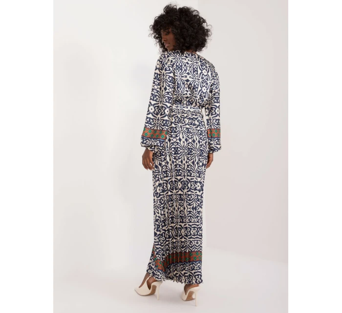 Sukienka DHJ SK model 20105281 granatowy - FPrice Sukienka DHJ SK model 20105281 granatowy - FPrice