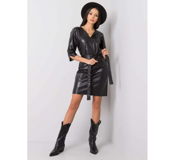 Šaty LK SK 508400.31 čierna farba