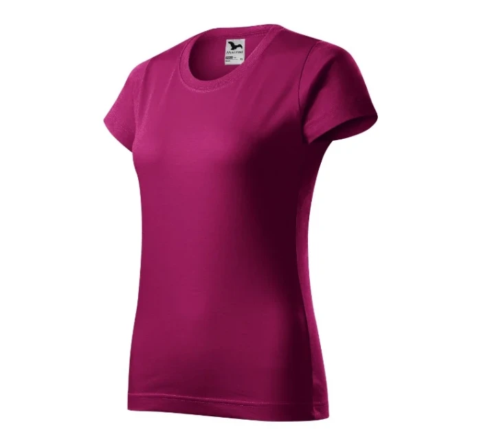 Základné tričko fuchsiovo červené