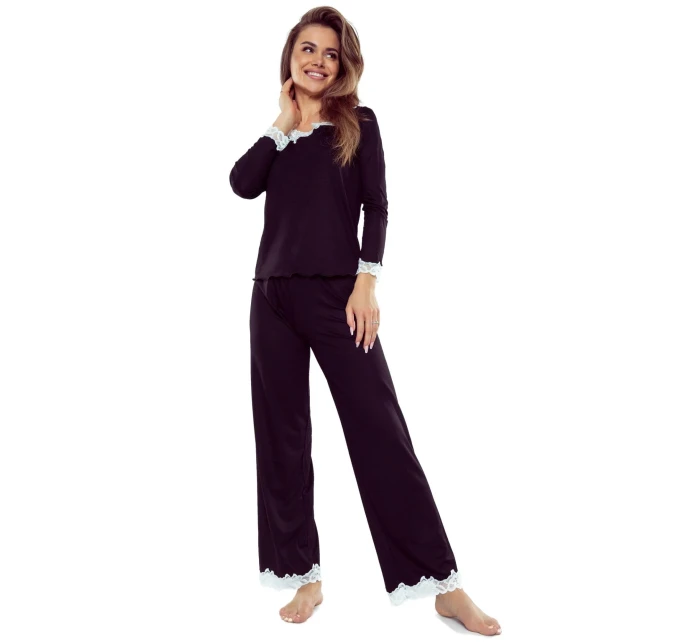 Dámske pyžamo Arleta čierne - ELDAR