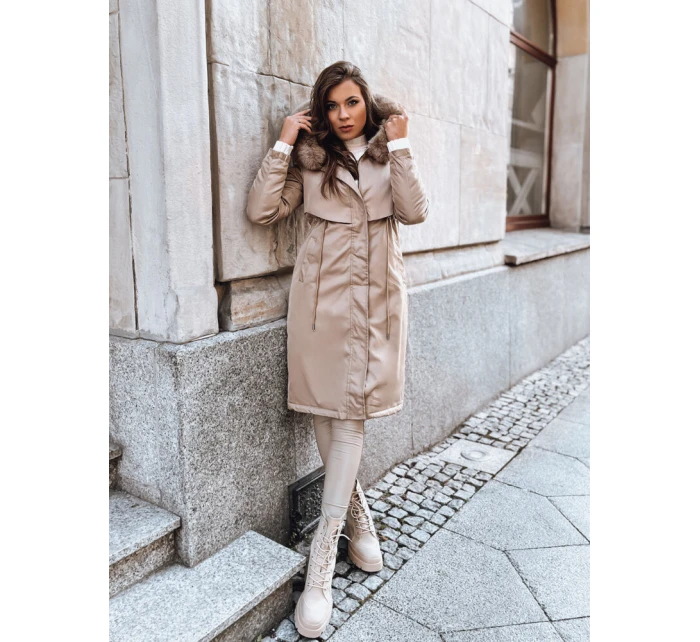 Dámská zimní bunda parka beige Dstreet model 21971507 - FashionStreet