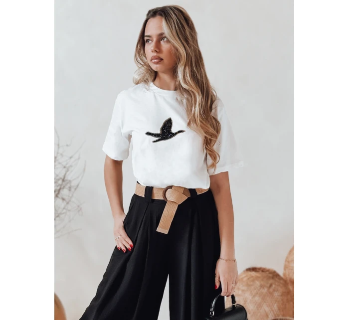 Dámské tričko ecru Dstreet model 21976338 - FashionStreet