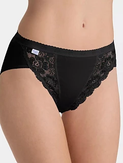 Nohavičky sloggi Chic Tai 4P čierne BLACK – SLOGGI