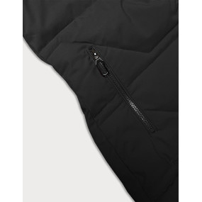 Čierna dámska zimná bunda J Style s kapucňou (16M9099-392)