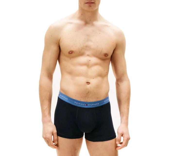 Pánské boxerky Tommy Hilfiger 3-Pack tmavě modrá bavlna
