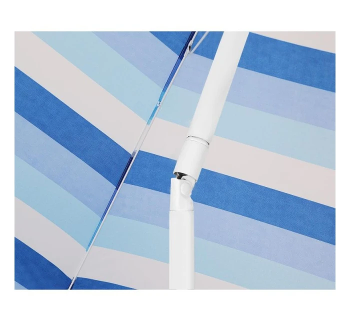 BALKÓNOVÝ PLÁŽOVÝ SLNEČNÍK 180CM MODRÁ LÍNIA 1048819