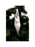 DEKORATÍVNY PRÍVESOK SANTA CLAUS 11CM BIELY DEKORATÍVNY PRÍVESOK SANTA CLAUS 11CM BIELY