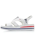 Sandály na platformě W model 22082975 bílé Rieker - Inny