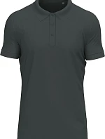 Stedman Stretch Polo – Pánske elastické polo tričko z hrubej bavlny 05.9640, šedá farba
