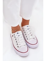 Trampki Damskie Niskie Big Star DD274A232 Białe Trampki Damskie Niskie Big Star DD274A232 Białe