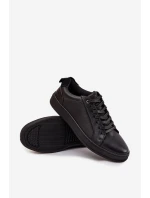 Kožené pánské tenisky model 21718257 Černé - Lee Cooper