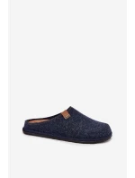 Pánské pantofle tmavě modré model 21725213 - Inblu Pánské pantofle tmavě modré model 21725213 - Inblu