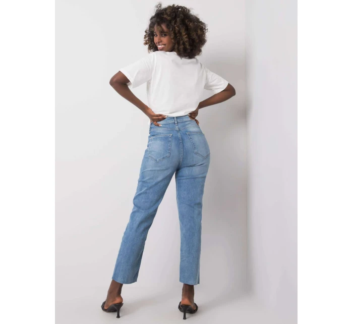 Džínsy nohavice D85033T62152L151 svetlo modré