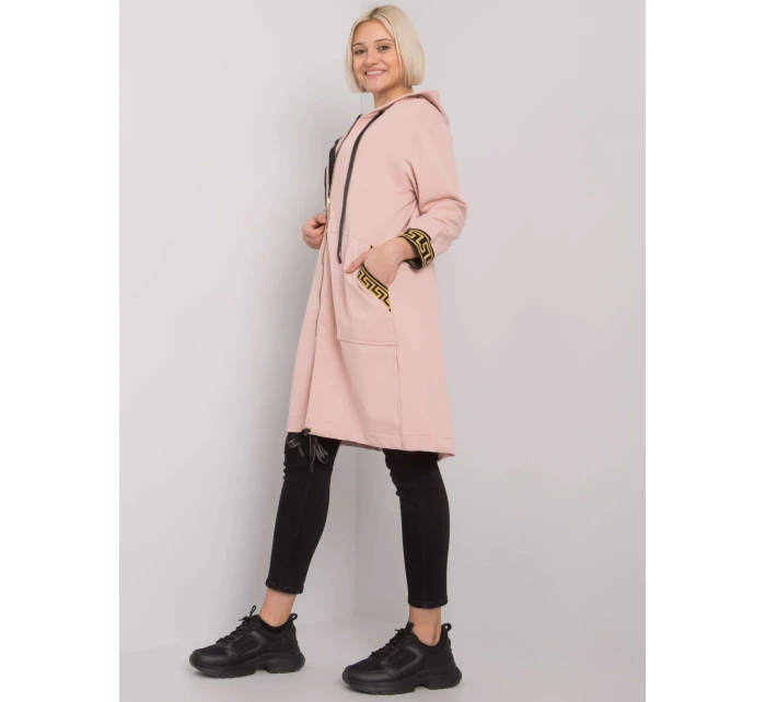 Dámska mikina RV BL 6792.02P svetlo ružová