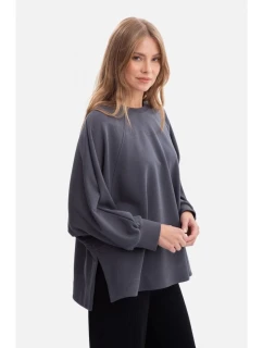 Pletená mikina uvolněného střihu model 21379939 - BeWear