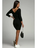 Dámske denné šaty 9729 čierne - Fasardi