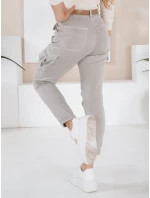 Dámske nohavice CARGOIF sivé FashionStreet UY2711